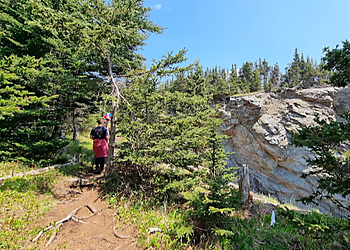 Saint John hiking trail Split Rock Trail