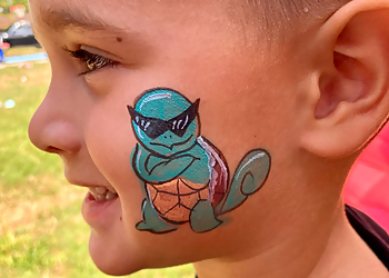 Saint John Peinture De Visage  Squiggle and Dot Face Painting