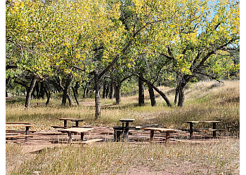 Medicine Hat public park Strathcona Island Park