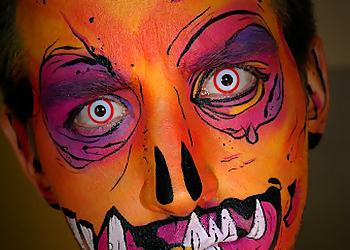 St Albert face painting The Crooked Lion Face Painting