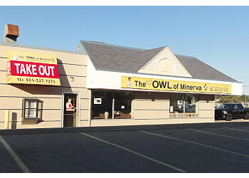 Oakville bbq restaurant The Famous Owl of Minerva