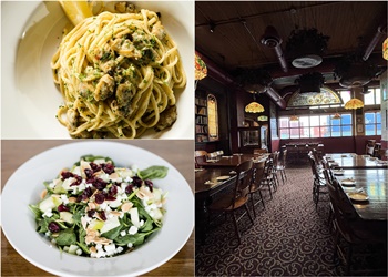 Vancouver italian restaurant The Old Spaghetti Factory Gastown