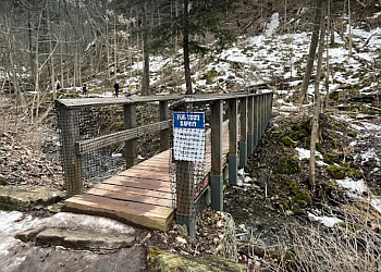Hamilton hiking trail Tiffany Falls Conservation Area
