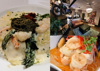 Langley seafood restaurant Washington Avenue Grill